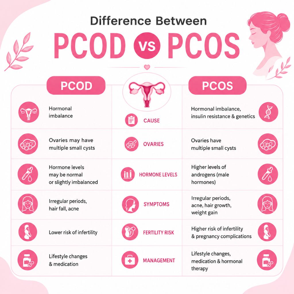 What Is the Difference Between PCOD vs PCOS