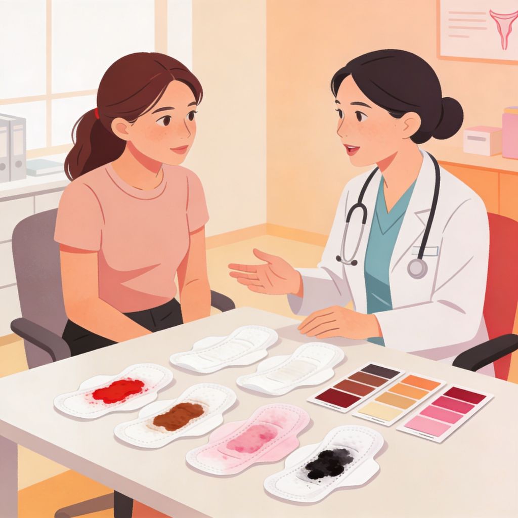 Period Blood Color Chart