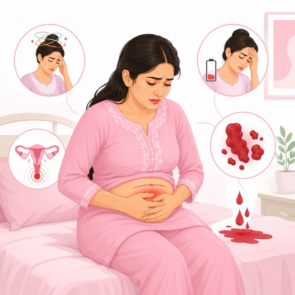 Heavy Bleeding After Cesarean